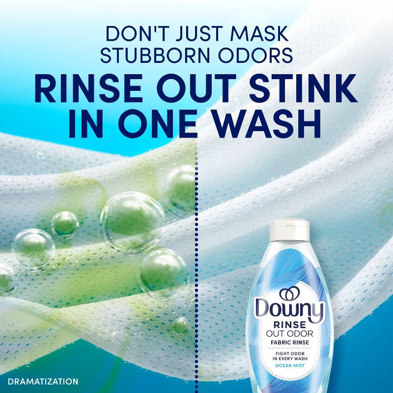 slide 2 of 15, Downy Rinse and Refresh Ocean Mist - Rinse Out Odors - 48 fl oz, 48 fl oz