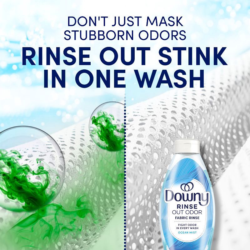 slide 2 of 15, Downy Rinse and Refresh Ocean Mist - Rinse Out Odors - 48 fl oz, 48 fl oz