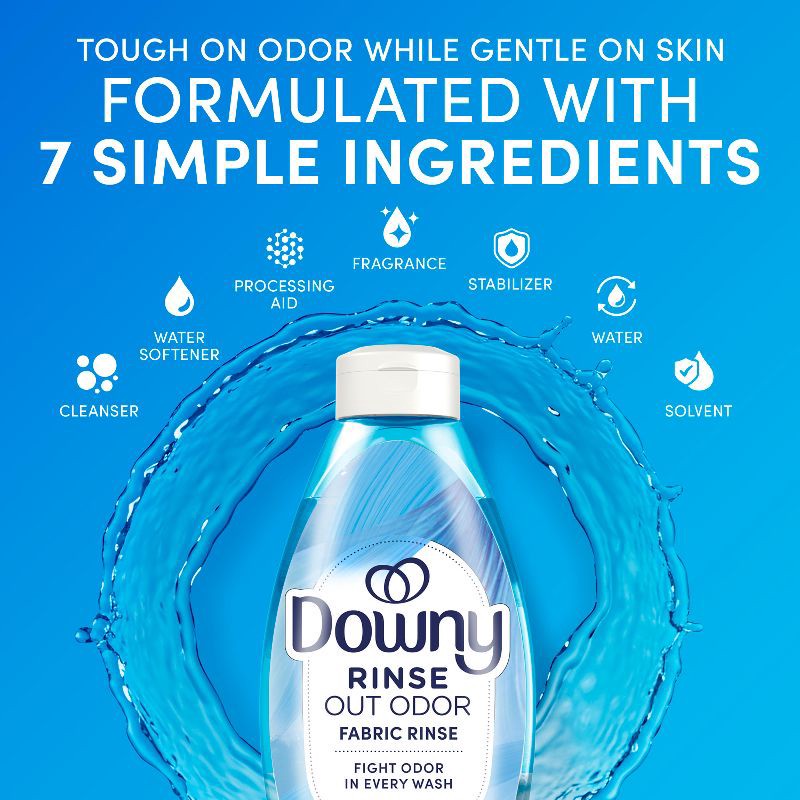 slide 6 of 15, Downy Rinse and Refresh Ocean Mist - Rinse Out Odors - 48 fl oz, 48 fl oz