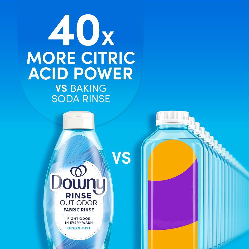 slide 9 of 15, Downy Rinse and Refresh Ocean Mist - Rinse Out Odors - 48 fl oz, 48 fl oz