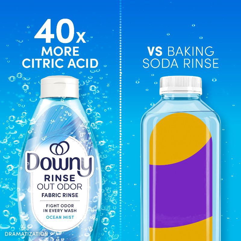 slide 9 of 15, Downy Rinse and Refresh Ocean Mist - Rinse Out Odors - 48 fl oz, 48 fl oz