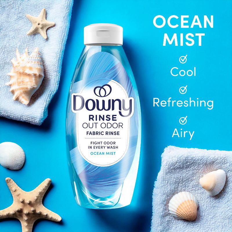 slide 11 of 15, Downy Rinse and Refresh Ocean Mist - Rinse Out Odors - 48 fl oz, 48 fl oz