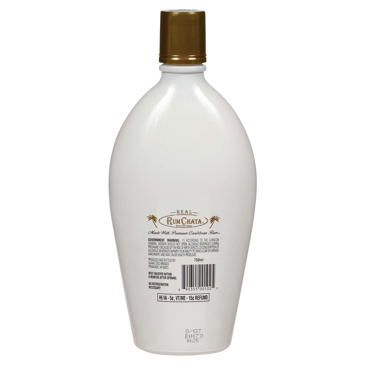 slide 2 of 2, RumChata Original, Made With Premium Caribbean Rum, 750 ml