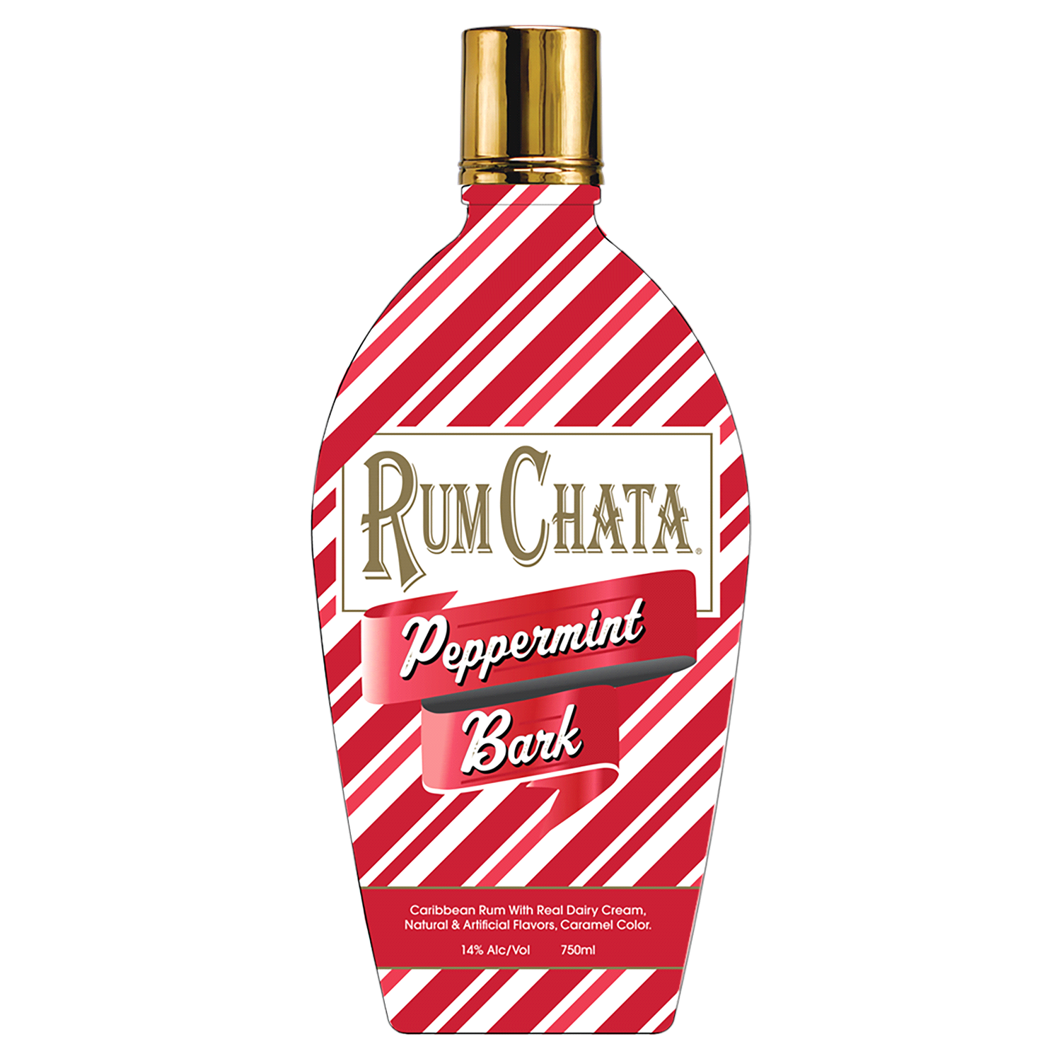 slide 1 of 1, RumChata Peppermint Bark, Made With Premium Caribbean, 750 ml