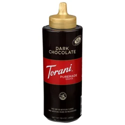 Torani Dark Chocolate Puremade Sauce - 16.5 oz