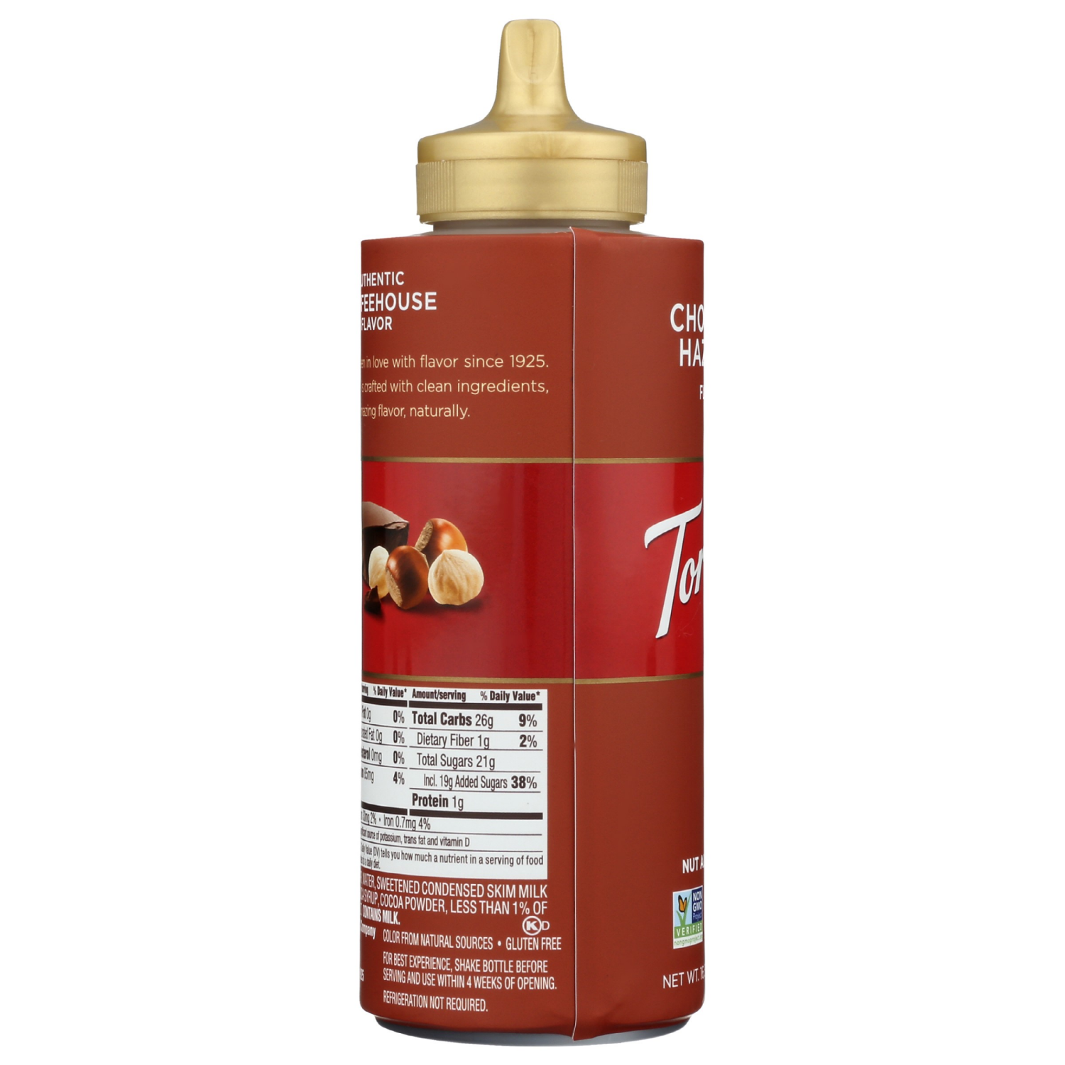 slide 3 of 4, Torani Chocolate Hazelnut Puremade Sauce - 16.5 oz, 16.5 oz