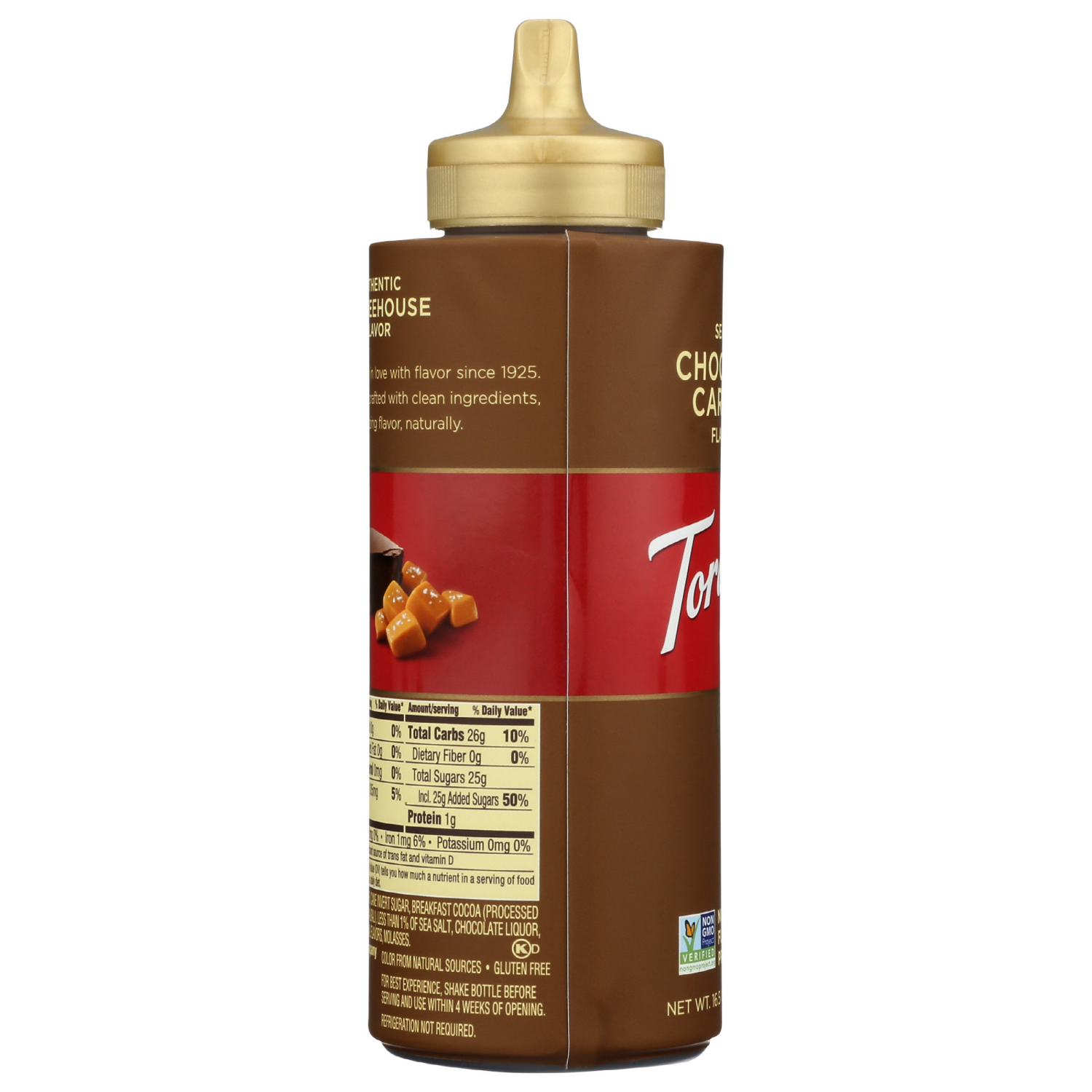 slide 4 of 5, Torani Sea Salt Chocolate Caramel Flavored Puremade Sauce - 16.5 oz, 16.5 oz
