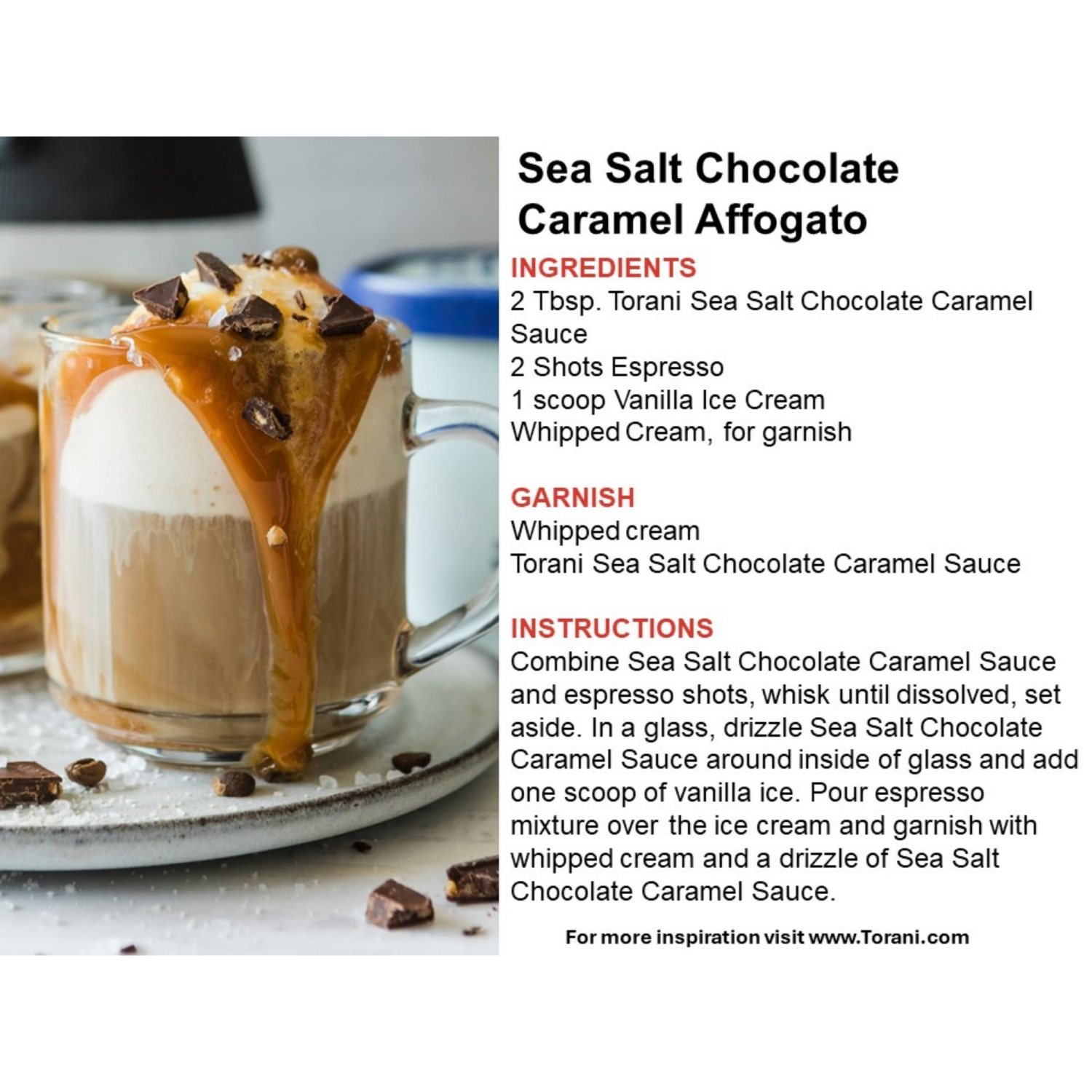 slide 5 of 5, Torani Sea Salt Chocolate Caramel Flavored Puremade Sauce - 16.5 oz, 16.5 oz