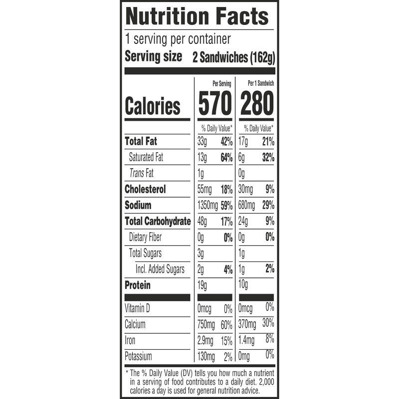 slide 5 of 5, Lunchables Cheese Frozen Grilled Cheesies - 2ct/5.71oz, 2 ct, 5.71 oz