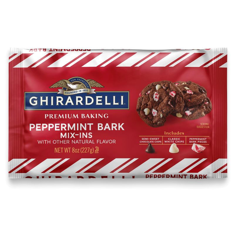 slide 2 of 7, GHIRARDELLI Premium Baking Peppermint Bark Mix-Ins - 8oz, 8 oz