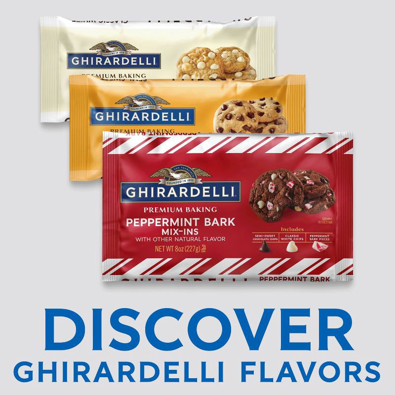 slide 3 of 7, GHIRARDELLI Premium Baking Peppermint Bark Mix-Ins - 8oz, 8 oz