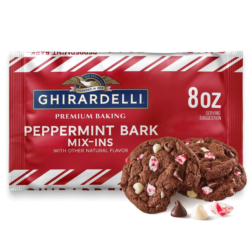 slide 1 of 7, GHIRARDELLI Premium Baking Peppermint Bark Mix-Ins - 8oz, 8 oz