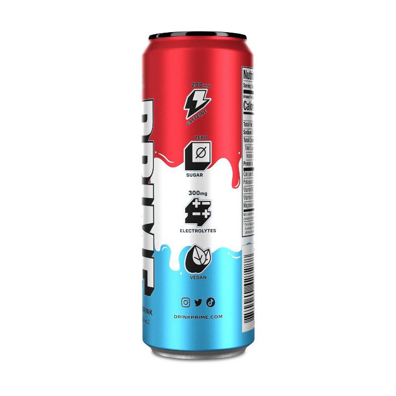 slide 2 of 4, Prime Hydration Prime Ice Pop Energy Drink - 12 fl oz Can, 12 fl oz