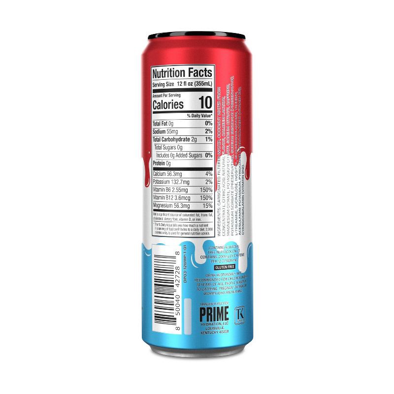 slide 3 of 4, Prime Hydration Prime Ice Pop Energy Drink - 12 fl oz Can, 12 fl oz