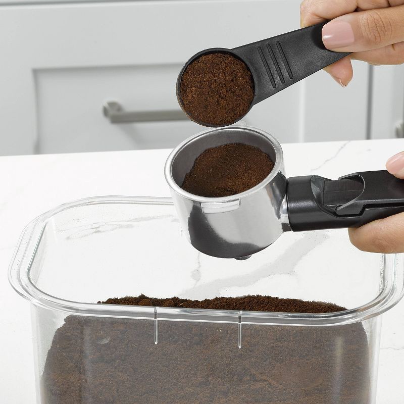 slide 9 of 9, Mr. Coffee Steam Espresso Maker with Stainless Steel Frothing Pitcher: 900W Electric, 8-Cup Capacity, Black, 1 ct