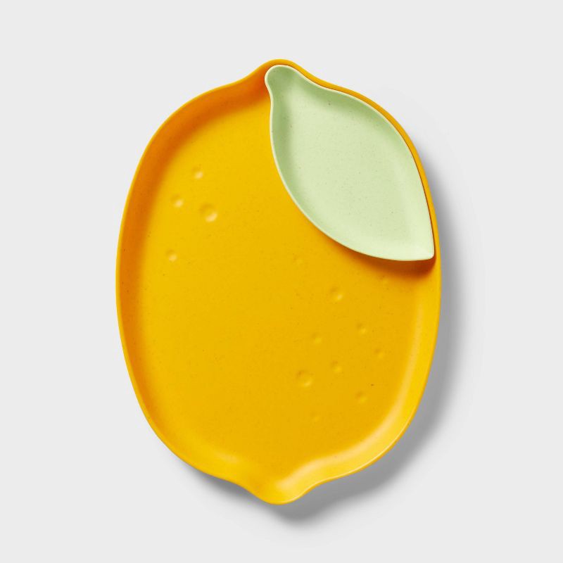 slide 1 of 4, 42oz Figural Lemon Serving Bowl - Sun Squad™, 43 oz