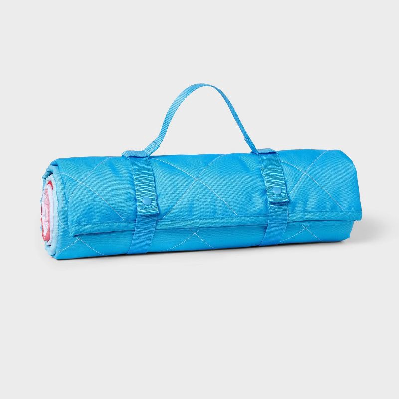 slide 3 of 4, Picnic Blanket Red/Blue Ombre - Sun Squad™, 1 ct