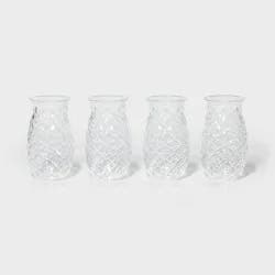 20oz 4pk Pineapple Cocktail Glasses - Sun Squad™
