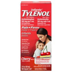 Infants' Tylenol Acetaminophen Liquid Medicine, Cherry, 2 fl. oz