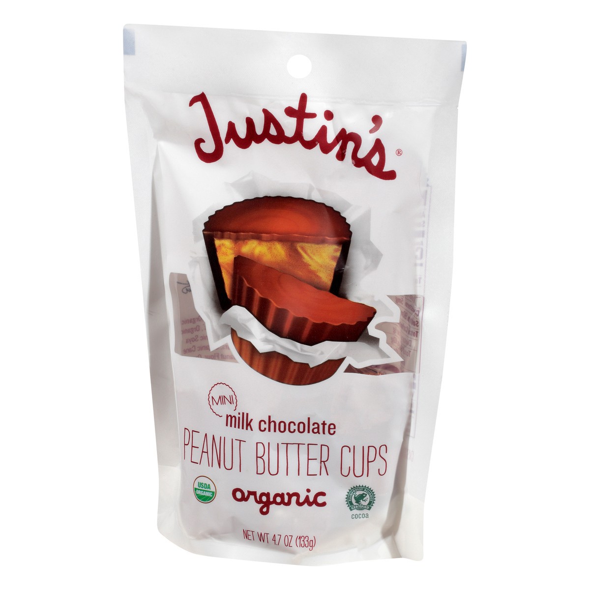 slide 7 of 9, Justin's Mini Milk Chocolate Peanut Butter Cups, 4.7 oz