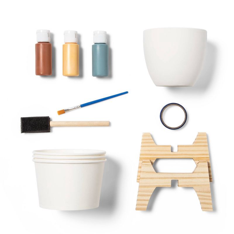 slide 2 of 4, Dip Painting Planter DIY Art Kit - Mondo Llama™, 1 ct