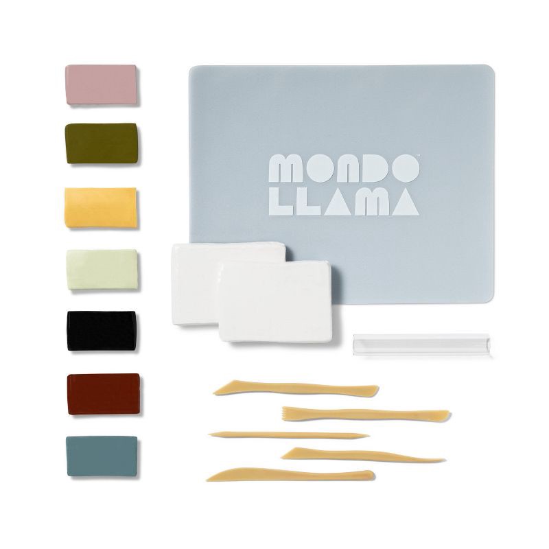 slide 2 of 4, Clay Trinket Dish DIY Art Kit - Mondo Llama™: Clay Tray Ideas & Tools for Creative Thinking, Adult Craft Activity, 1 ct
