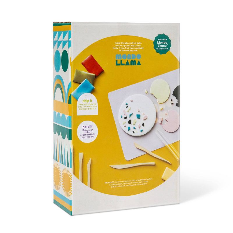 slide 3 of 4, Clay Trinket Dish DIY Art Kit - Mondo Llama™: Clay Tray Ideas & Tools for Creative Thinking, Adult Craft Activity, 1 ct