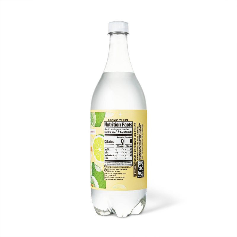 slide 3 of 3, Ginger Mule Sparkling Water - 1L Bottle - Good & Gather™, 1 liter