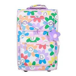 Crckt Kids' Softside Carry On Suitcase - Smiley Days