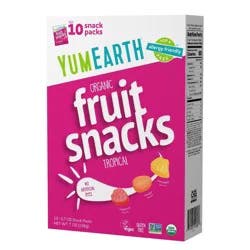 YumEarth Tropical Fruit Snacks - 7oz/10ct