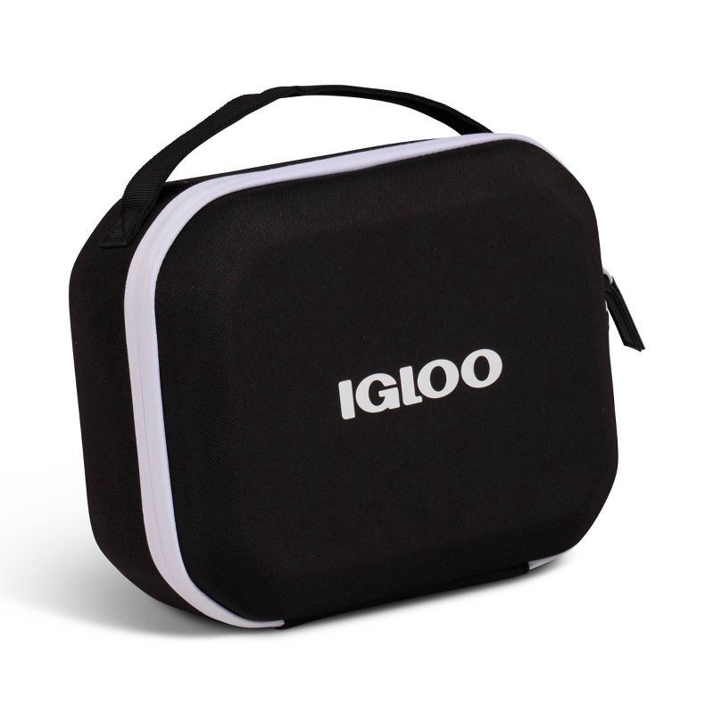 slide 6 of 12, Igloo Modern Lunch Bag - Black, 1 ct