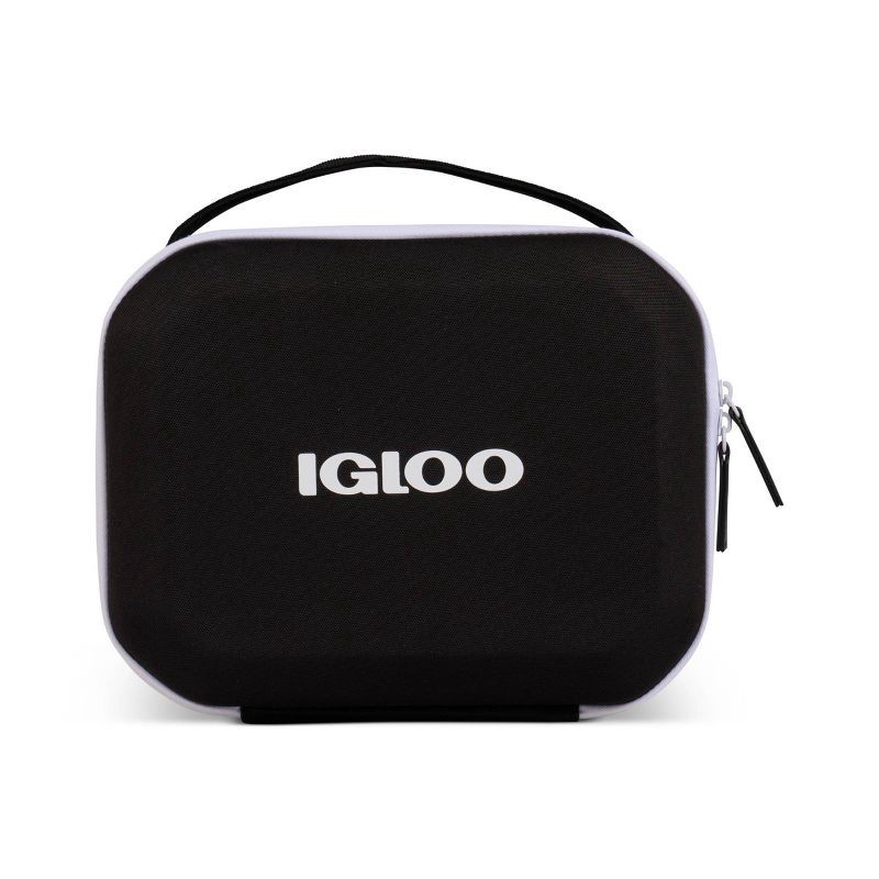 slide 1 of 12, Igloo Modern Lunch Bag - Black, 1 ct