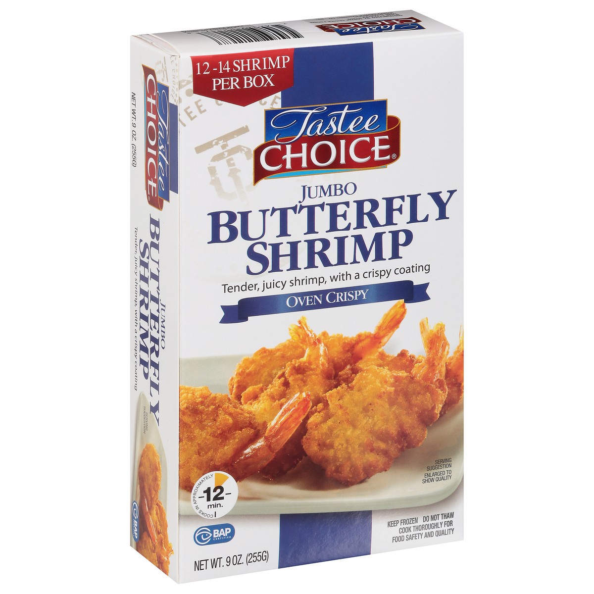 slide 6 of 9, Tastee Choice Jumbo Oven Crispy Butterfly Shrimp 9 oz, 9 oz