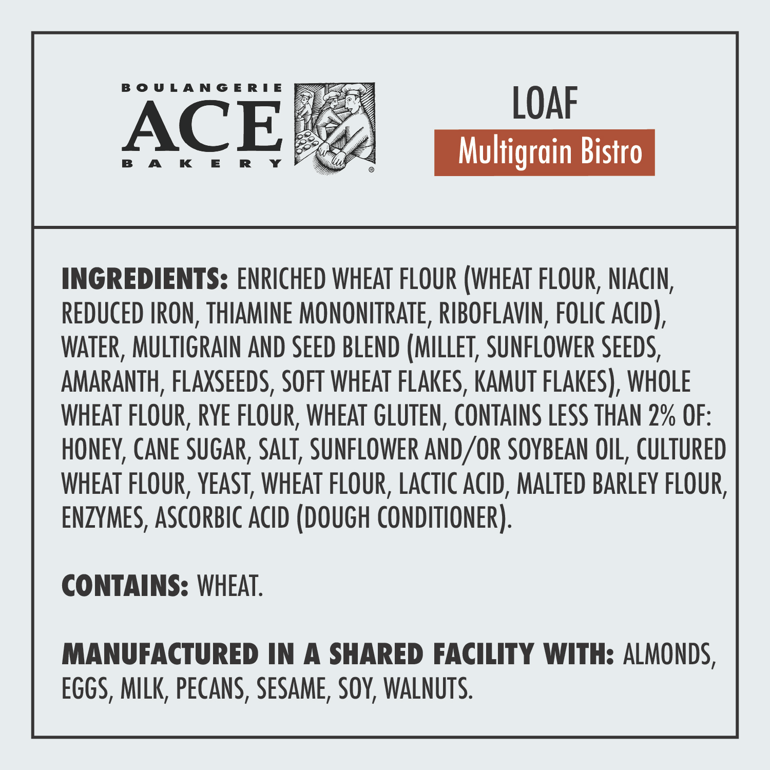 slide 2 of 3, OTHER-CONTROL BRAND Ace Multigrain Bistro Loaf 21 oz., 21 oz
