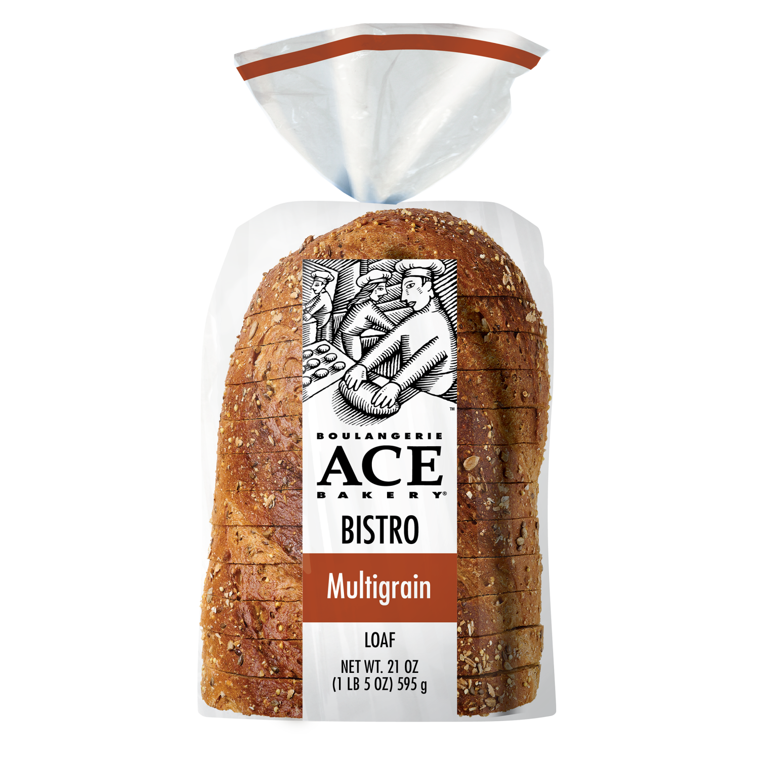 slide 1 of 3, OTHER-CONTROL BRAND Ace Multigrain Bistro Loaf 21 oz., 21 oz