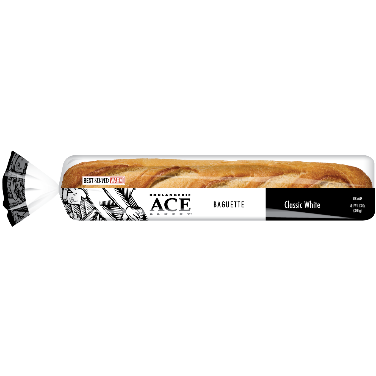 slide 1 of 1, ACE-NATIONAL ACE Bakery Artisan White Baguette, 12.3 oz., 12.3 oz