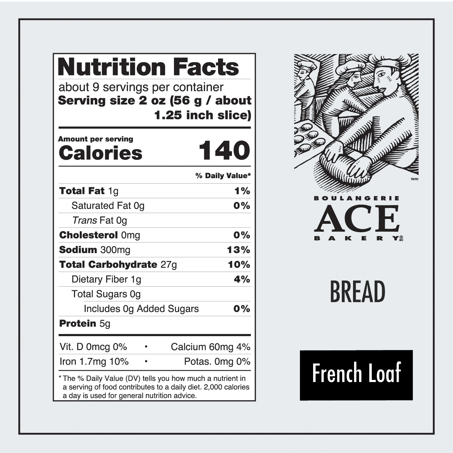 slide 4 of 5, Ace Bakery French Loaf, 18.5 oz