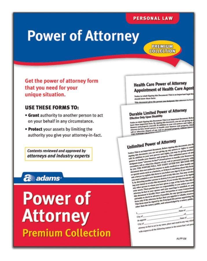 slide 2 of 2, Adams Power Of Attorney, 1 ct