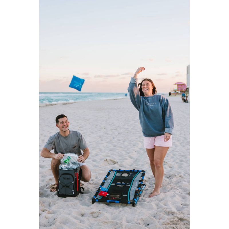 slide 12 of 18, Titan by Arctic Zone 16qt Eco Backpack Cooler with Ice Walls - Sharkskin Gray, 16 qt