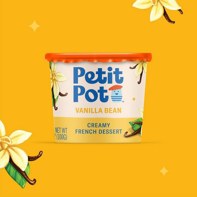 slide 3 of 7, Petit Pot Vanilla Bean Creamy French Dessert Paper Cups - 7oz/2ct, 2 ct; 7 oz