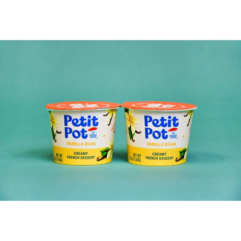 slide 5 of 7, Petit Pot Vanilla Bean Creamy French Dessert Paper Cups - 7oz/2ct, 2 ct; 7 oz