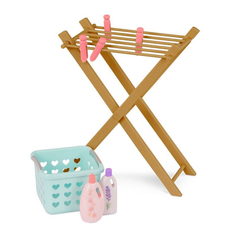 slide 4 of 7, Our Generation Laundry Day Washing Machine Dollhouse Accessory Set for 18'' Dolls, 1 ct