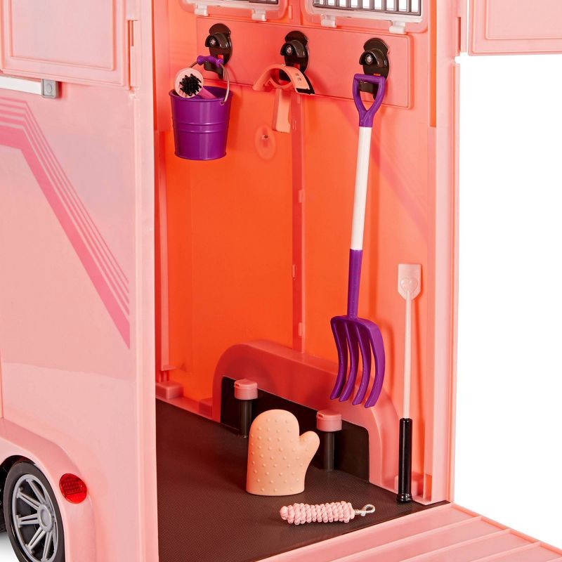 slide 6 of 7, Our Generation Mane to Travel Horse Trailer Accessory Set for 18'' Dolls, 1 ct