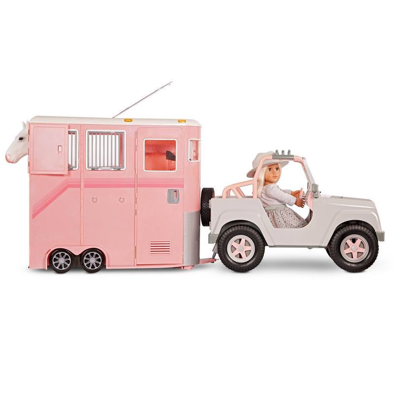 slide 7 of 7, Our Generation Mane to Travel Horse Trailer Accessory Set for 18'' Dolls, 1 ct