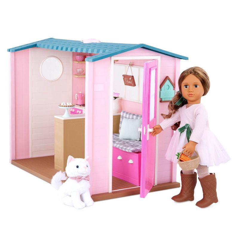 slide 4 of 12, Our Generation Country House with Animal Sounds Dollhouse & Furniture Accessory Set for 18'' Dolls, 1 ct