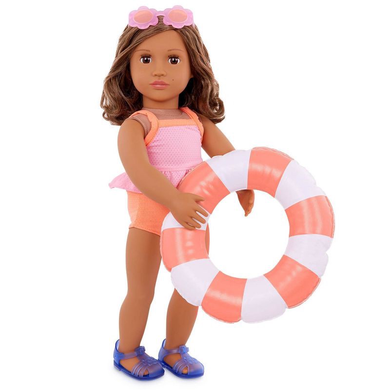 slide 2 of 6, Our Generation Floaty Fun Swimsuit Outfit for 18'' Dolls, 1 ct