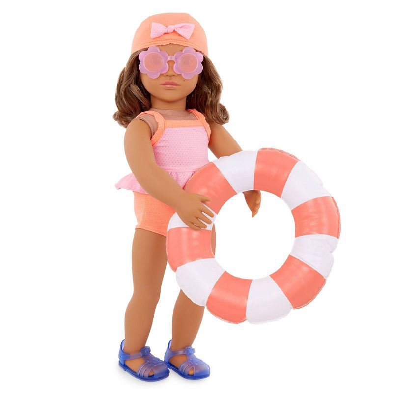 slide 4 of 6, Our Generation Floaty Fun Swimsuit Outfit for 18'' Dolls, 1 ct