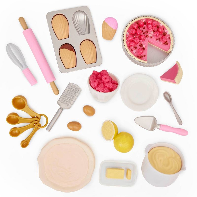 slide 1 of 6, Our Generation Tasty Pastry Dessert Play Food Baking Accessory Set for 18'' Dolls, 1 ct