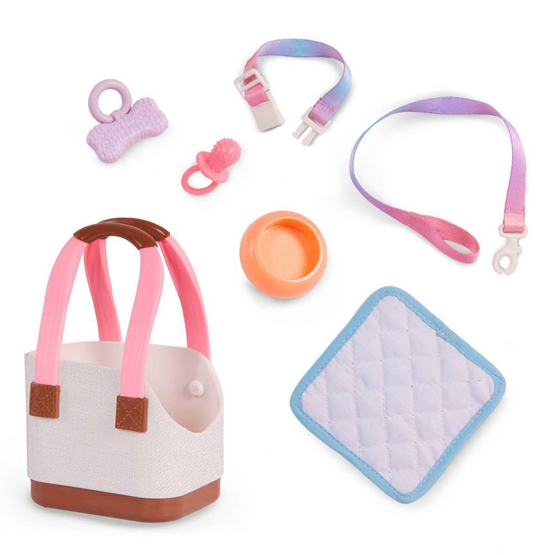 slide 5 of 6, Our Generation Ayanna & Goldie 18'' Doll & Pet Dog Plush Carrier Accessories Set, 1 ct