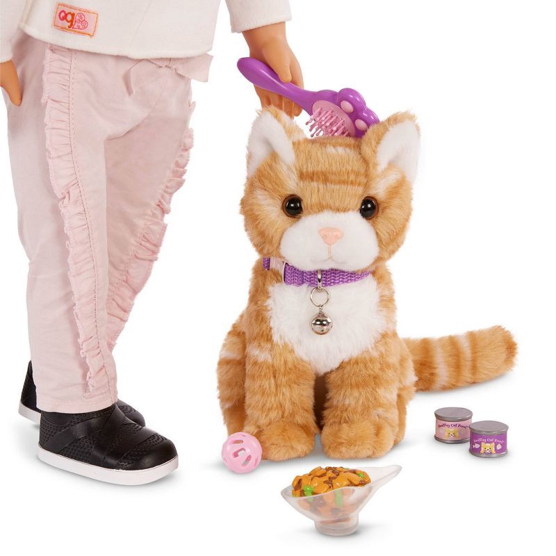 slide 4 of 5, Our Generation Hop in Cat Carrier & Pet Plush Kitten Accessory Set for 18'' Dolls, 1 ct